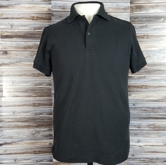 Uniqlo Polo Black SS Men's X Small G20 - Picture 2 of 4